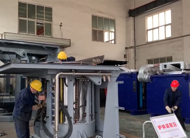 Induction Smelting Furnace Video 5
