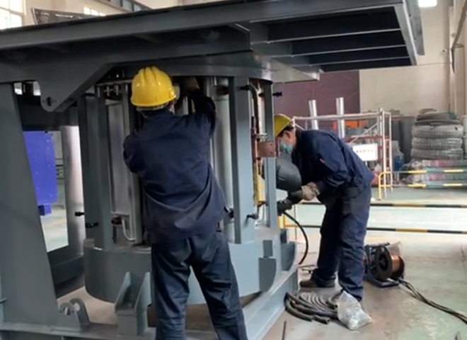 Induction Smelting Furnace Video 7