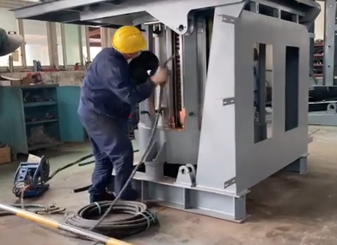 Induction Smelting Furnace Video