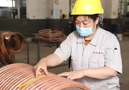 Copper Coil Wrapping