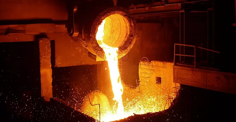 induction heating system for foundry