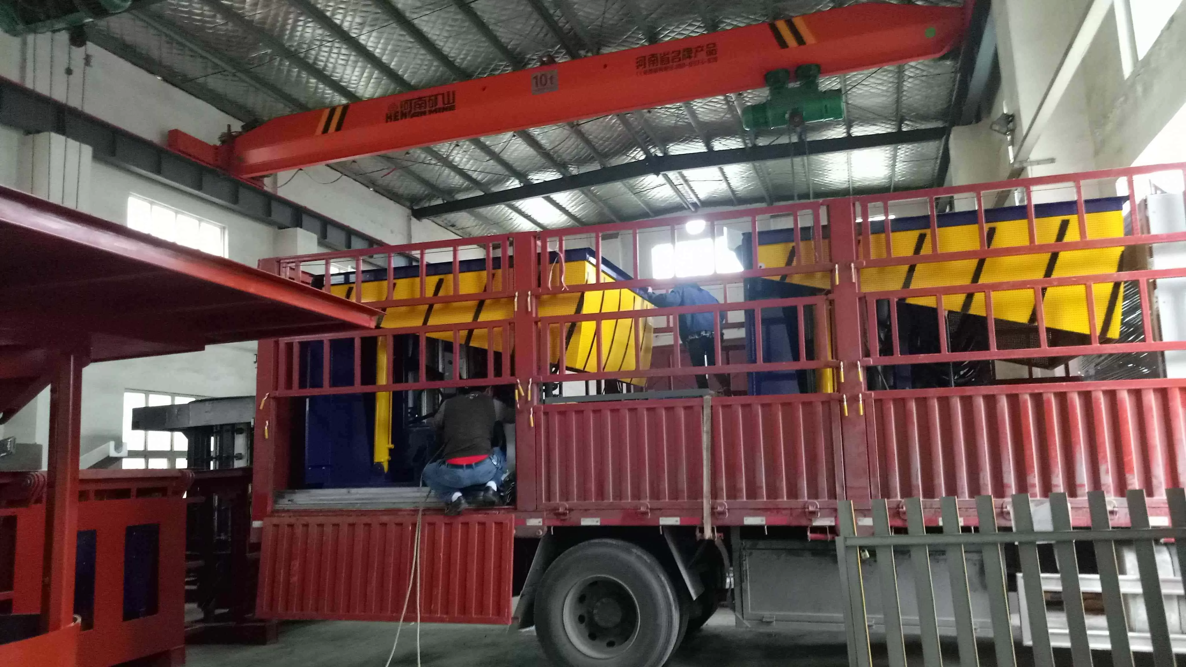 steel shell furnace loaded and shipped smoothly steel shell furnace loaded and shipped smoothly
